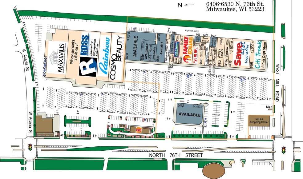 More Photos Of 6406-6550 N 76th St, Milwaukee Unknown For Lease