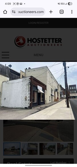 More Photos Of 136 N Main St, Butler Storefront Retail Office For Sale