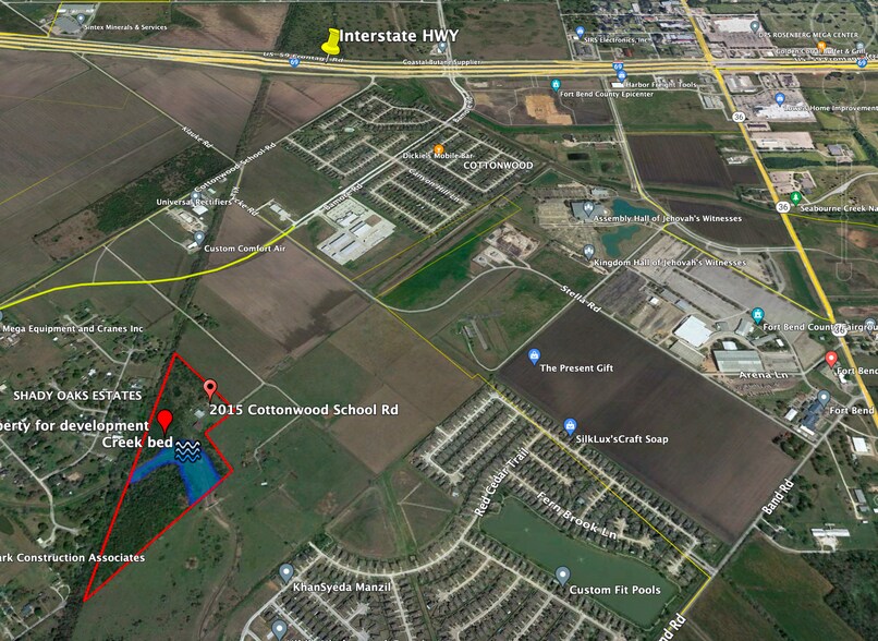 More Photos Of 2015 Cottonwood School Rd, Rosenberg Land For Sale