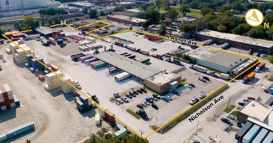 Primary Photo Of 3001-3115 Nicholson Ave, Kansas City Truck Terminal For Sale