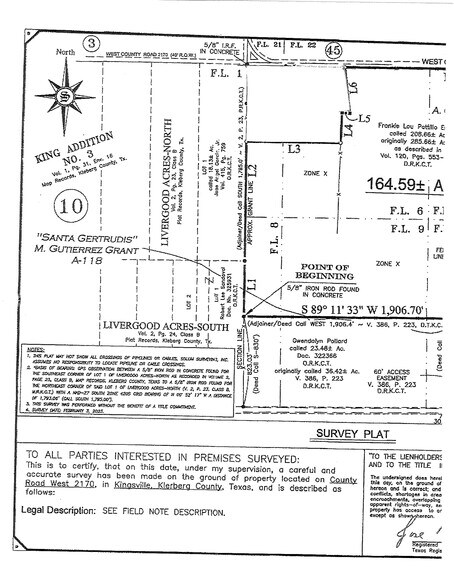 More Photos Of CR 2170, Ricardo Land For Sale