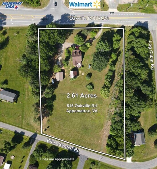 Primary Photo Of 516 Oakville Rd, Appomattox Land For Sale
