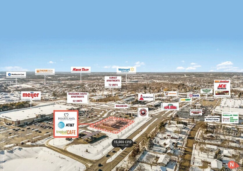 More Photos Of 701 E Sunset Dr, Waukesha General Retail For Sale