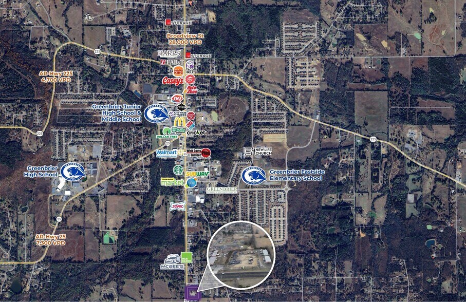 More Photos Of South Broadview Street, Greenbrier Land For Sale