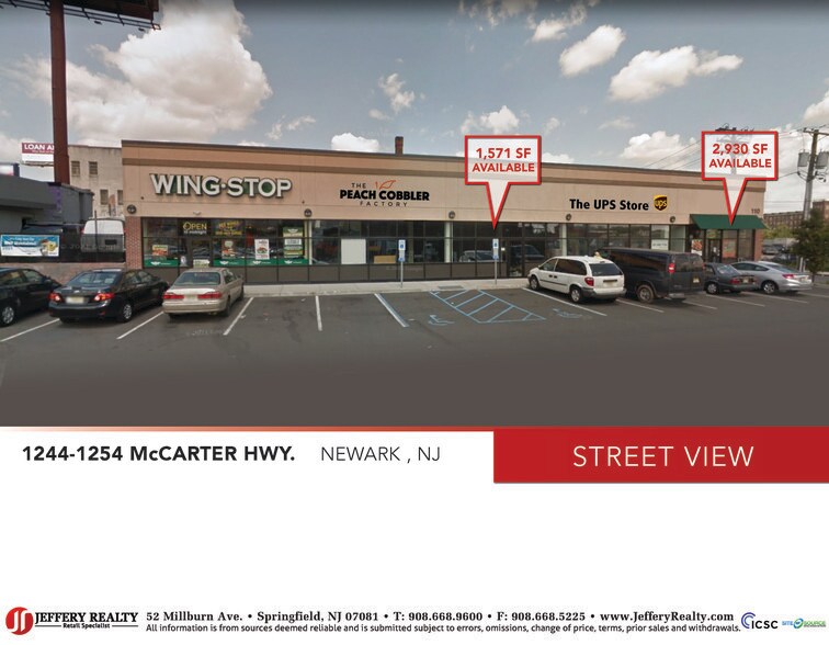 More Photos Of 1299 McCarter Hwy, Newark Storefront For Lease