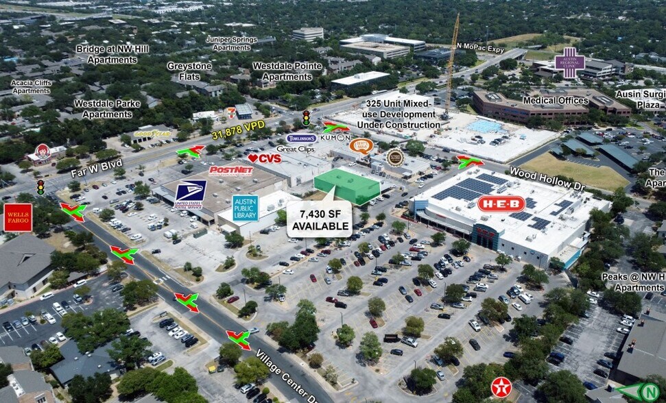 More Photos Of 7028 Wood Hollow Dr, Austin Freestanding For Lease