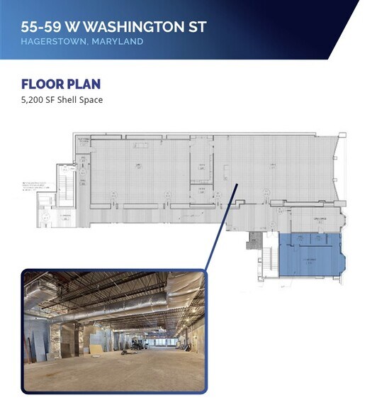 More Photos Of 55-59 W Washington St, Hagerstown Loft Creative Space For Lease