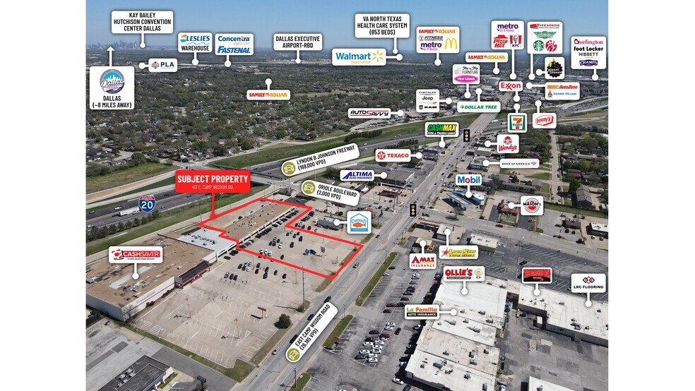 More Photos Of 311-417 E Camp Wisdom Rd, Duncanville Storefront For Sale