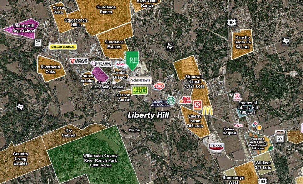 More Photos Of 13900 State Highway 29, Liberty Hill Storefront For Lease
