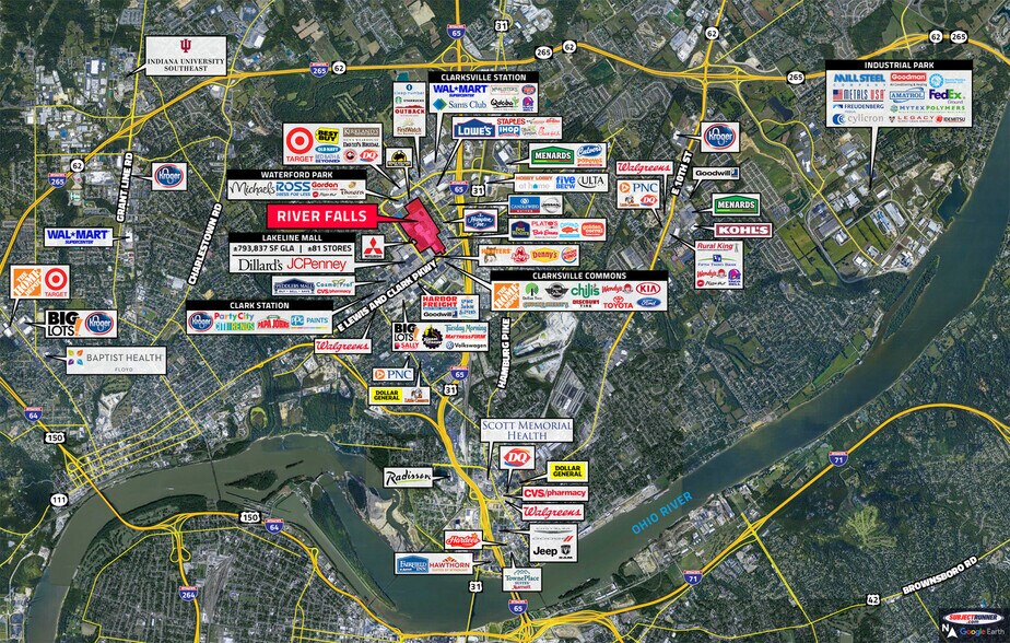 More Photos Of 951 E Lewis and Clark Pky, Clarksville Storefront For Lease