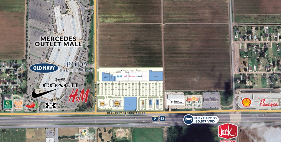 Primary Photo Of Expy 83 & Mile 1 1/2 East, Mercedes Unknown For Lease