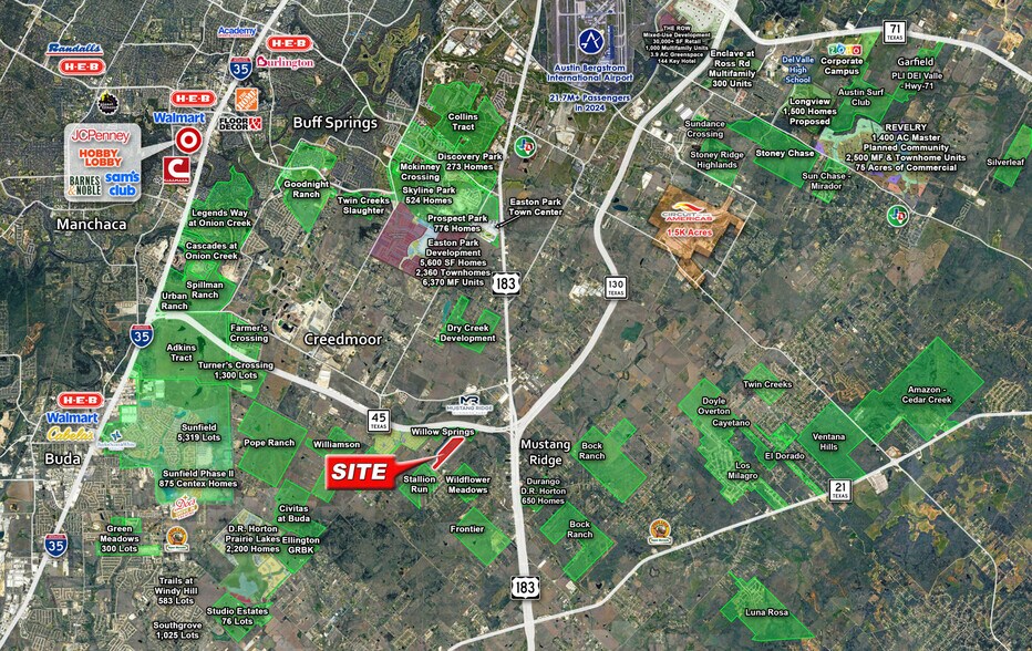 More Photos Of 6600 Old Lockhart Rd, Mustang Ridge Land For Sale