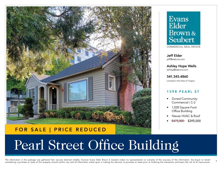 More Photos Of 1598 Pearl St, Eugene Office For Sale
