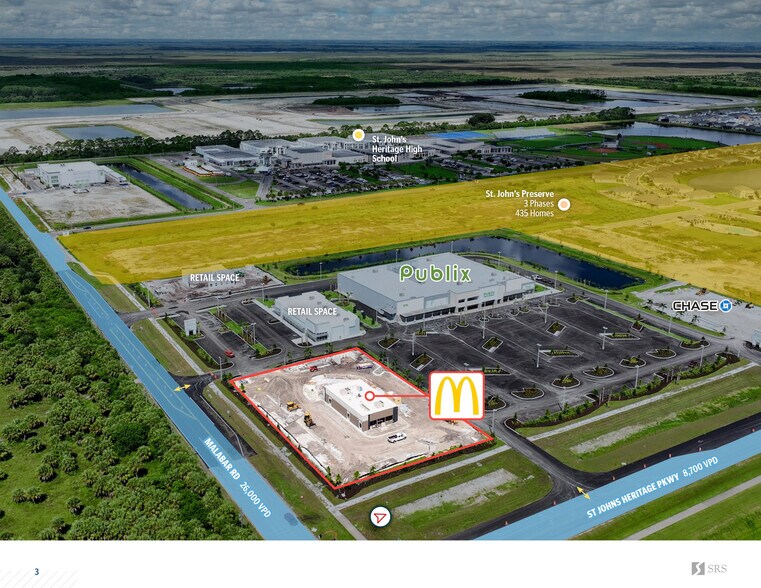 Primary Photo Of 150 Saint Johns Heritage Pky NW, Palm Bay Fast Food For Sale