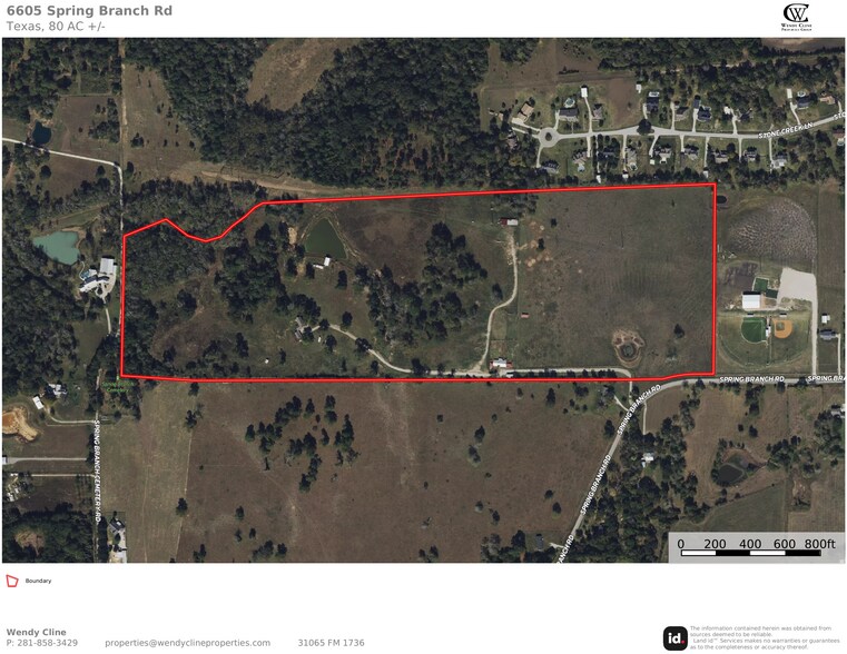 More Photos Of 6605 Spring Branch Rd, Montgomery Land For Sale