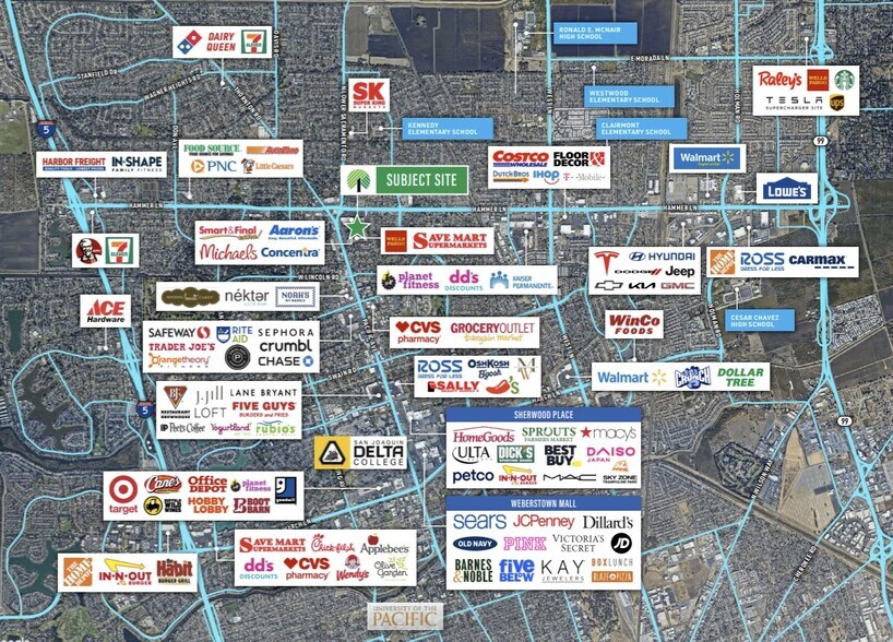 More Photos Of 7528 Pacific Ave, Stockton Freestanding For Sale