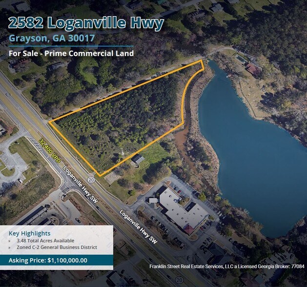 Primary Photo Of 2582 Loganville Hwy, Grayson Land For Sale