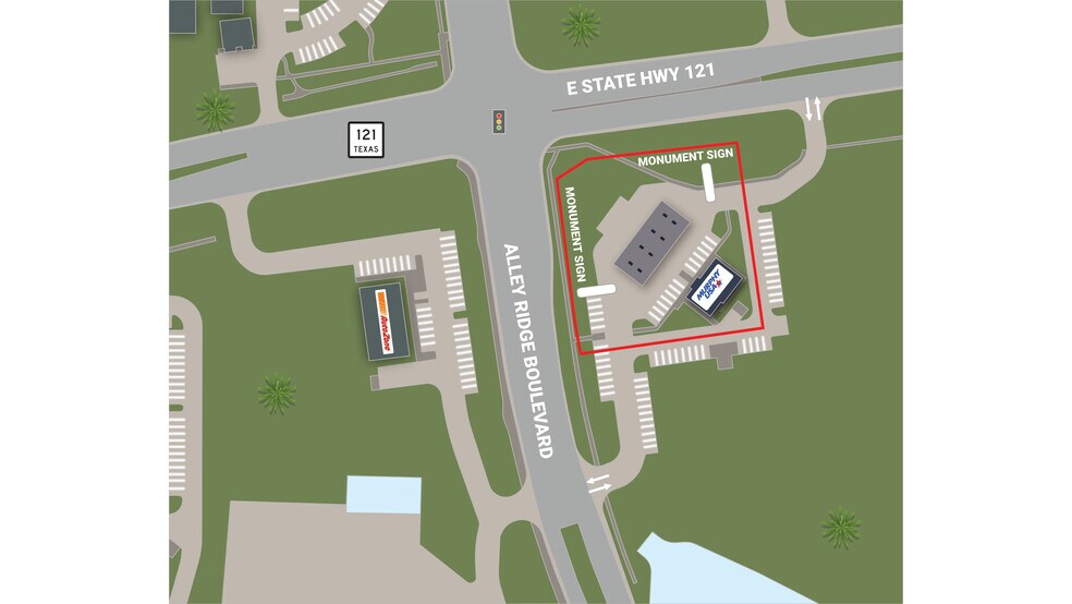 More Photos Of 960 State 121 hwy, Lewisville Freestanding For Sale