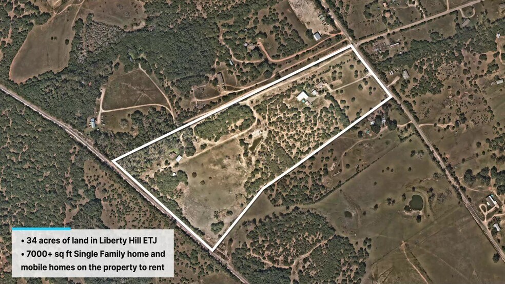 More Photos Of 1625 County Road 201, Liberty Hill Land For Sale