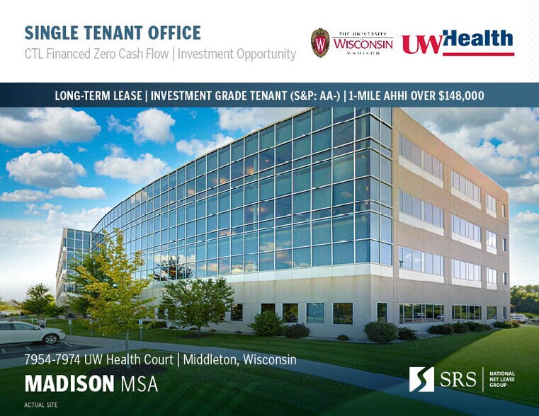 Primary Photo Of 7974 UW Health Ct, Middleton Medical For Sale