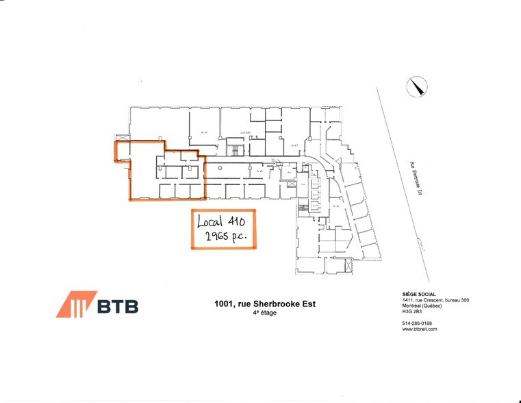 More Photos Of 1001 Rue Sherbrooke E, Montréal Office For Lease