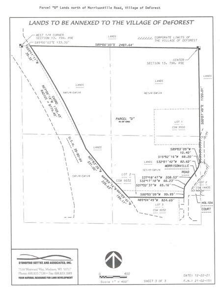More Photos Of TBD Morrisonville Rd, Deforest Land For Sale