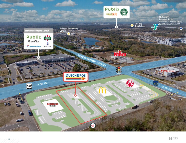 More Photos Of SEC of Balm Road and U.S. Highway 301, Riverview Fast Food For Sale