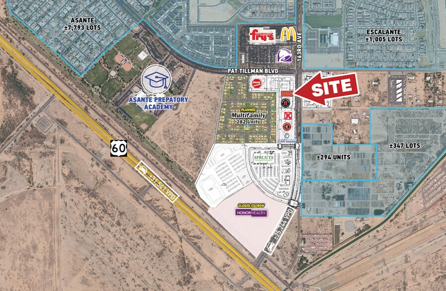 More Photos Of SWC Pat Tillman Blvd & 163rd Ave, Surprise Storefront For Sale
