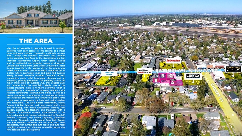 More Photos Of 411 Riverside Ave, Roseville Auto Repair For Lease