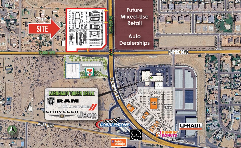 More Photos Of NWC Ellsworth Rd & Empire Blvd, Queen Creek Land For Lease