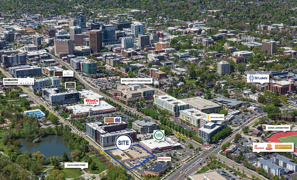 Primary Photo Of 350 E Myrtle St, Boise Land For Sale