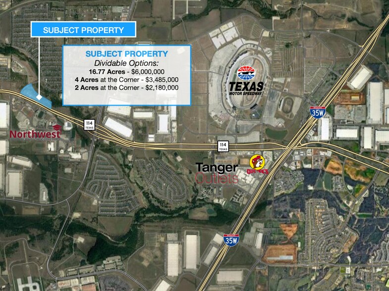 More Photos Of Highway 114 @ Texan Drive, Justin Land For Sale