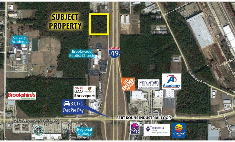 Primary Photo Of Brookwood Church Way, Shreveport Land For Sale