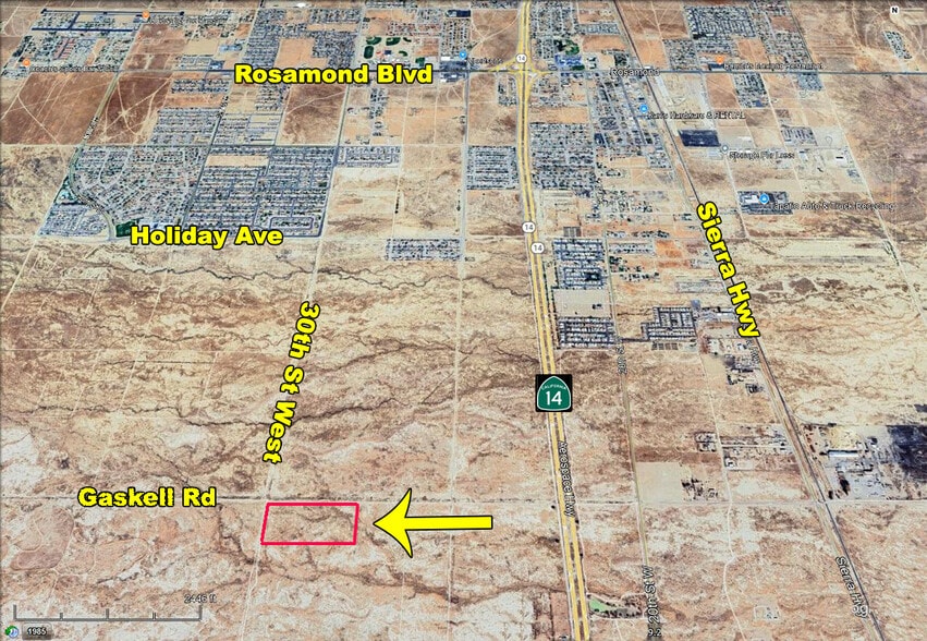 Primary Photo Of South East Corner of 30th St West & Gaskell Rd. Rd, Rosamond Land For Sale