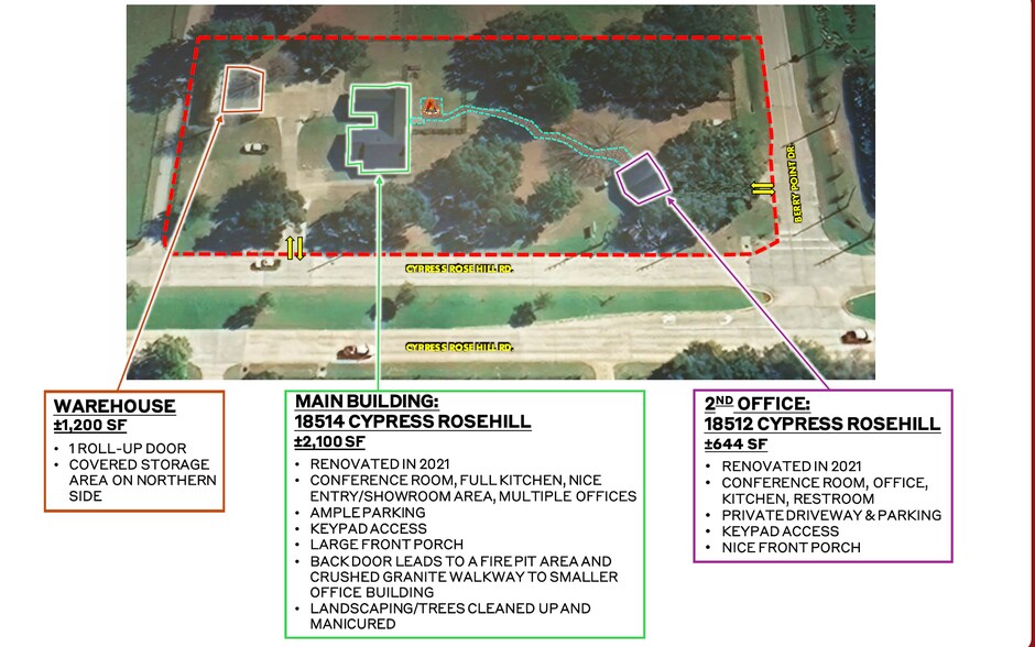 More Photos Of 18512 Cypress Rosehill Rd, Cypress Warehouse For Sale