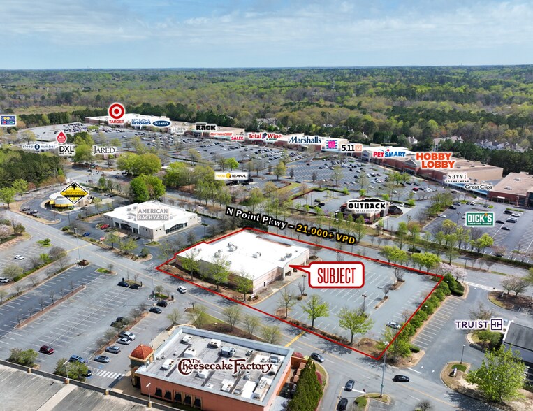 Primary Photo Of 380 N Point Cir, Alpharetta Freestanding For Sale