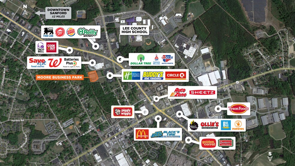 More Photos Of 200-225 Commercial Ct, Sanford Flex For Lease