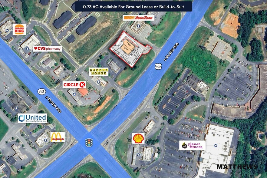 Primary Photo Of N 400 Center Ln, Dawsonville Land For Sale