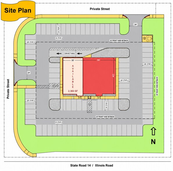 More Photos Of 7250 Illinois Rd, Fort Wayne General Retail For Lease