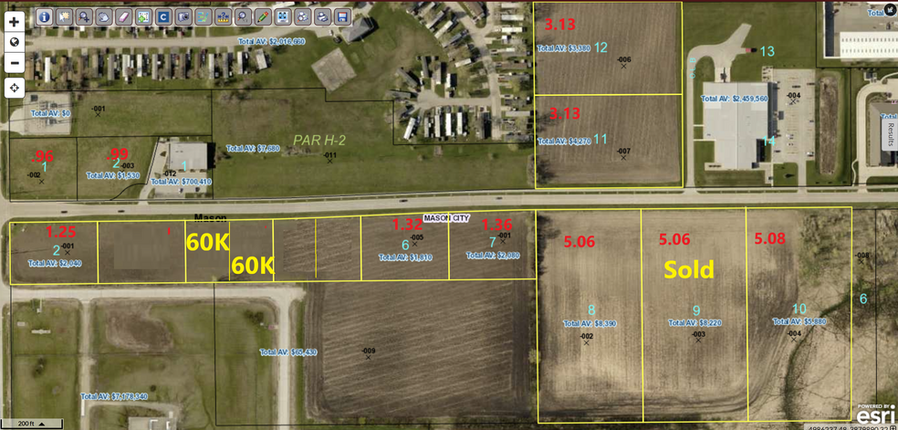 Primary Photo Of 9th Street SW St, Mason City Land For Sale