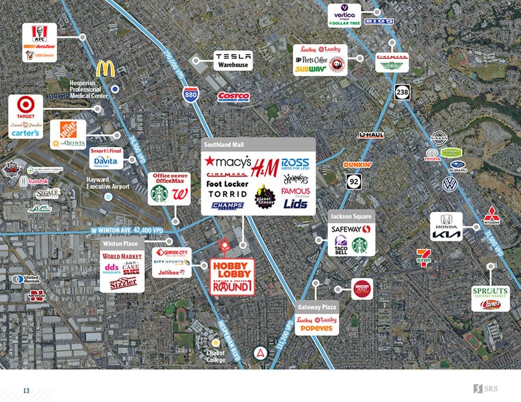 More Photos Of 551 Southland Mall, Hayward Storefront For Sale