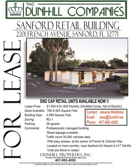 More Photos Of 2201 S French Ave, Sanford Storefront Retail Office For Lease