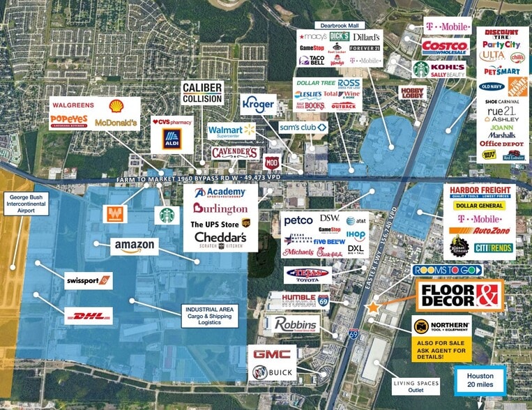 More Photos Of 18840 Highway 59, Humble Freestanding For Sale