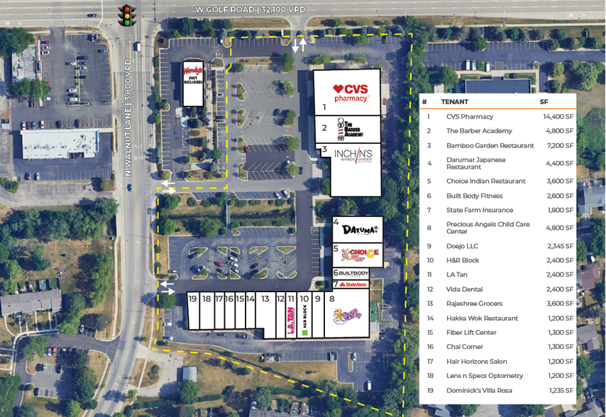 More Photos Of 1801-1861 W Golf Rd, Schaumburg Storefront For Sale