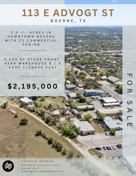 Primary Photo Of 113 E Advogt St, Boerne General Retail For Sale