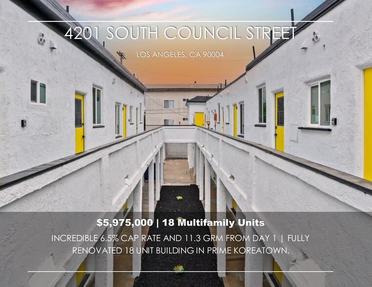 Primary Photo Of 4201 Council St, Los Angeles Apartments For Sale