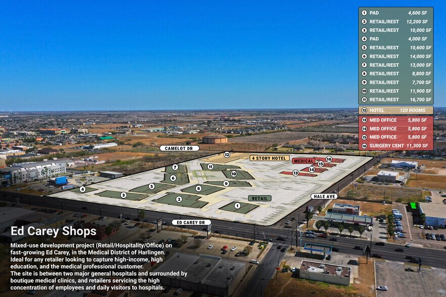 More Photos Of Ed Carey Dr @ Hale St, Harlingen Land For Lease