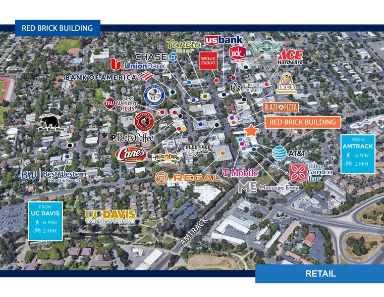More Photos Of 718 2nd St, Davis General Retail For Lease