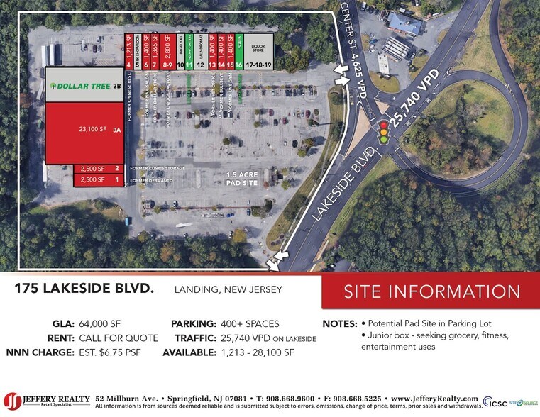 More Photos Of 175 Lakeside Blvd, Landing Unknown For Lease