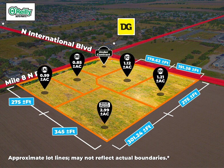 More Photos Of 8 Mile N & FM 1015, Weslaco Land For Sale